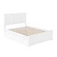 preview thumbnail 4 of 4, Madison White Full Platform Bed with Twin Trundle