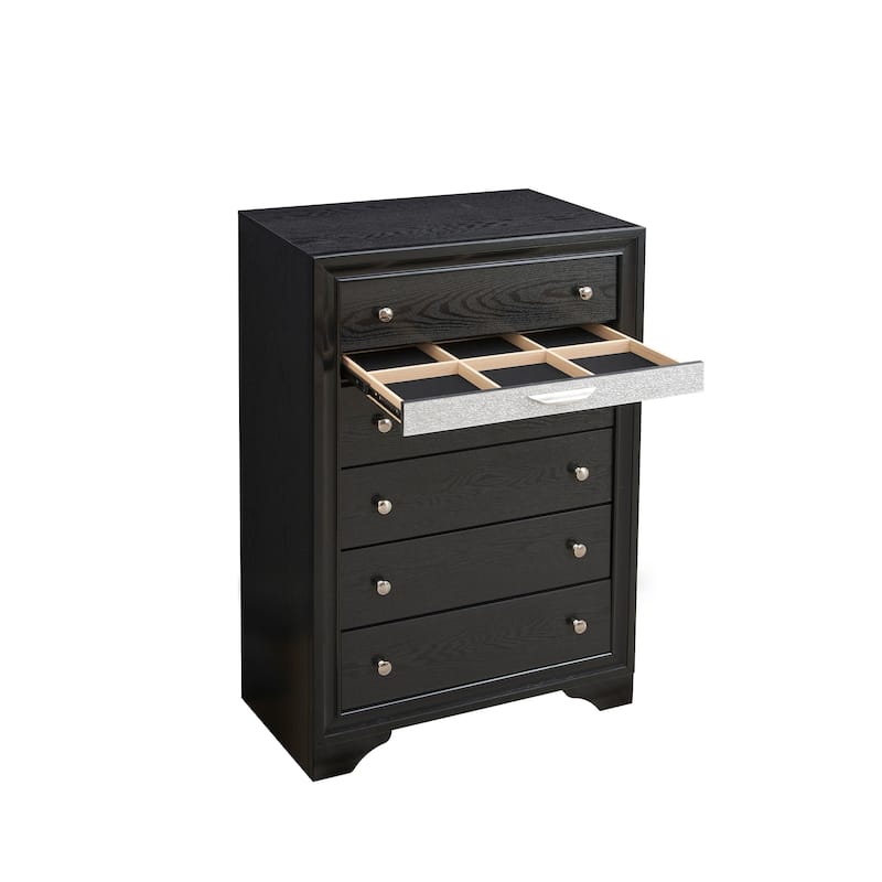 Madrid 6-Drawer 34 in. W Chest of Drawers