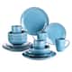 Vancasso Navia 16-piece Stoneware Dinnerware Set (Service for 4) - Indigo