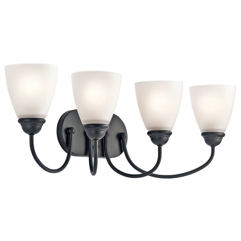 Kichler Jolie 4 Light 28" Wide LED Bathroom Vanity Light with Satin - Olde Bronze