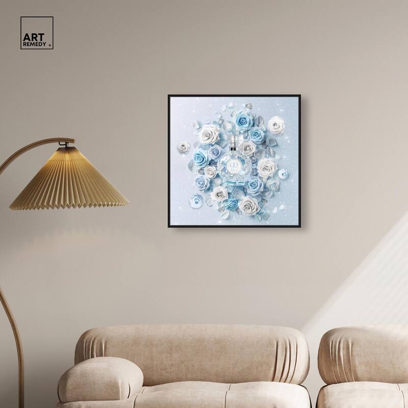 Sparkling Floral Perfume II Canvas by Art Remedy