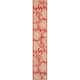 SAFAVIEH Courtyard Leatrice Indoor/ Outdoor Patio Backyard Rug - 2'3" x 14' Runner - Red/Natural