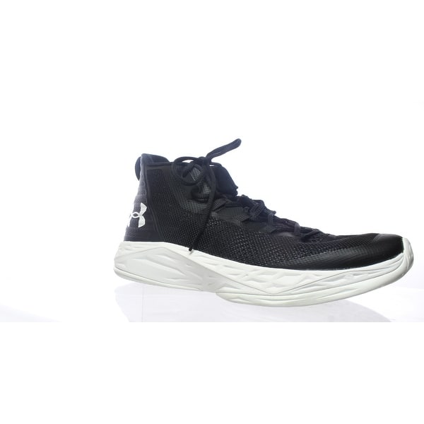 Shop Under Armour Mens Jet Mid Black Basketball Shoes Size 12