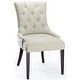 preview thumbnail 3 of 6, SAFAVIEH Dining Nimes Putty Grey Dining Chair - 22" W x 24" D x 36" H