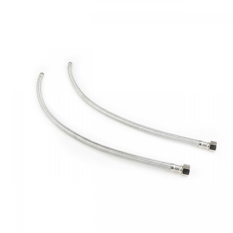 Bathroom Faucet Supply Lines Stainless Steel Standard 10mm Male 3/8" Female Renovators Supply