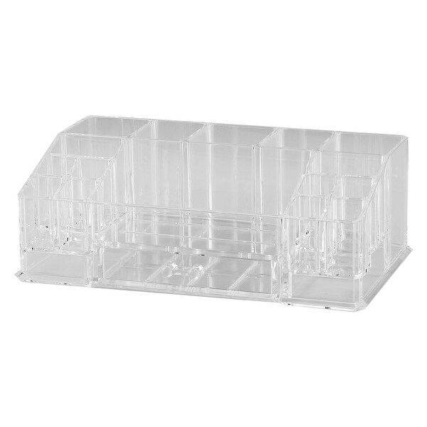 1-Layer Acrylic Multi-fuctional Makeup Organizer Storage Box Cosmetic Holders - 28.5 x 17.5 x 9.8cm/11.2" x 6.89" x 3.86"
