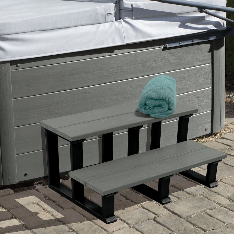 Highwood Eco-Friendly Hot Tub Spa Two Tier Steps 32"
