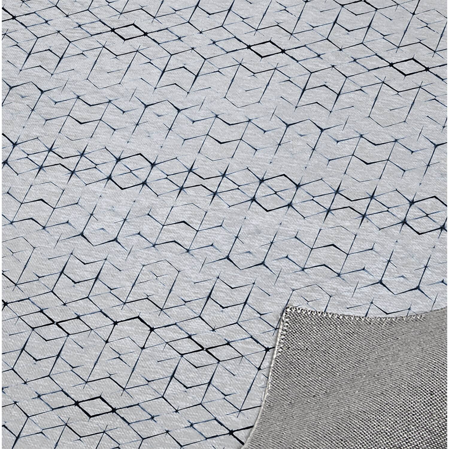 SHIBORI DIAMONDS BLUE Kitchen Mat by Kavka Designs Bed Bath & Beyond