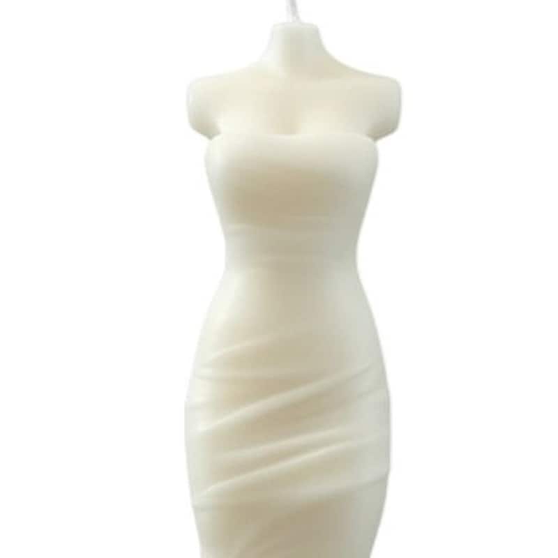 4" Ivory Unscented Dimensional Form Candle