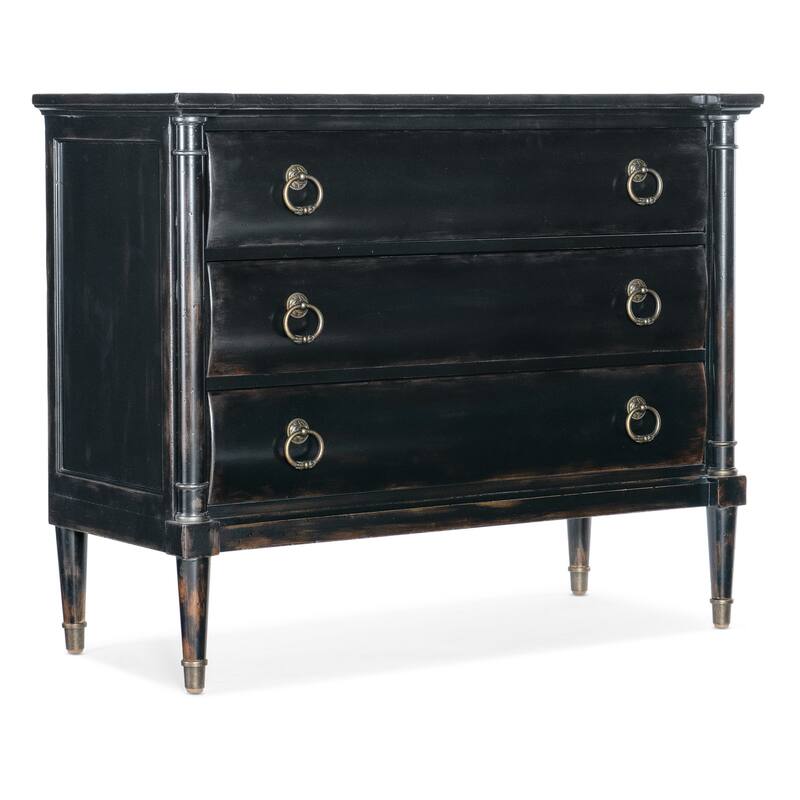 Hooker Furniture 6750-90014B Charleston 46" Wide 3 Drawer Cherry - Black Cherry