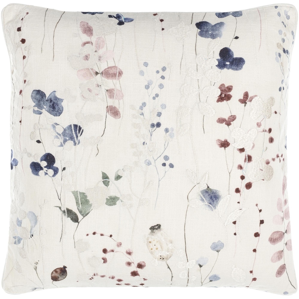 Dewayne Bohemian & Eclectic Floral Accent Pillow