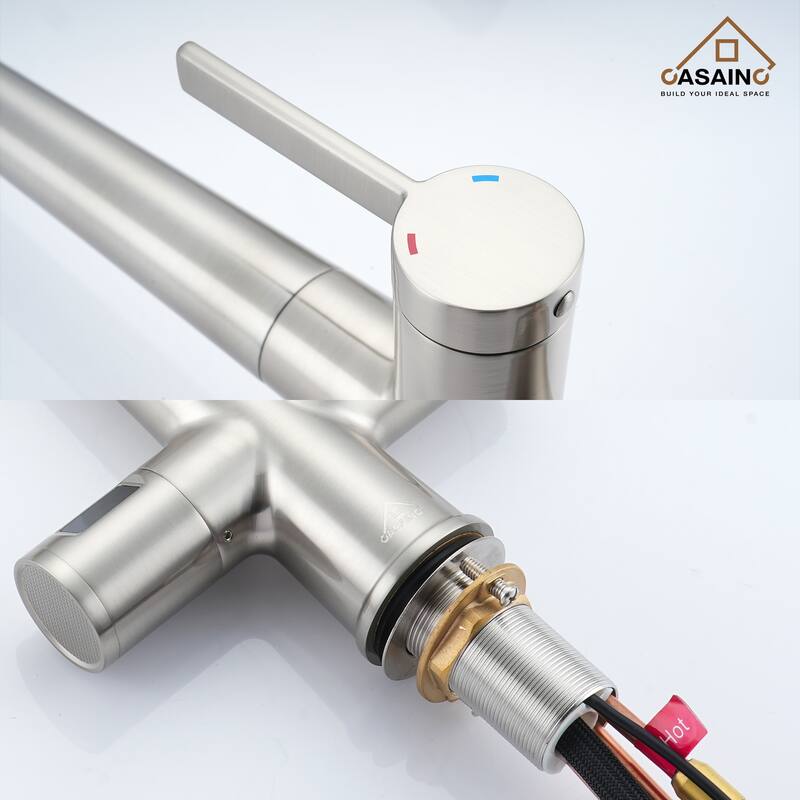 Single Handle Pull-Down Sprayer Kitchen Faucet