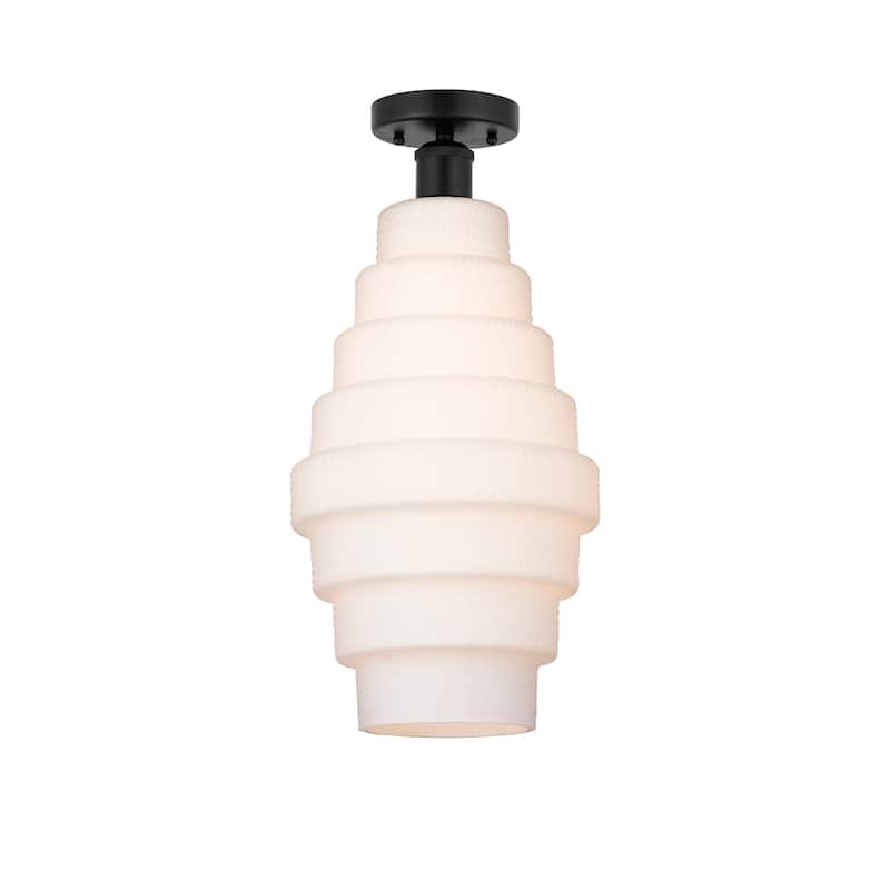 Innovations Lighting Edison Cascade - 1 Light 8" Semi-Flush Mount