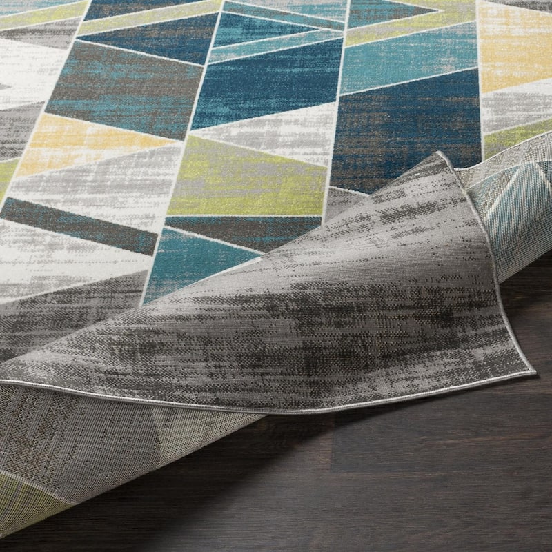 Livabliss Mid-Century Modern Rafetus Geometric Area Rug