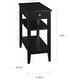 preview thumbnail 6 of 8, Convenience Concepts American Heritage 1 Drawer Chairside End Table with Shelves
