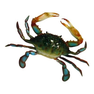 Large Replica Maryland Blue Crab Beach House Wall Decor