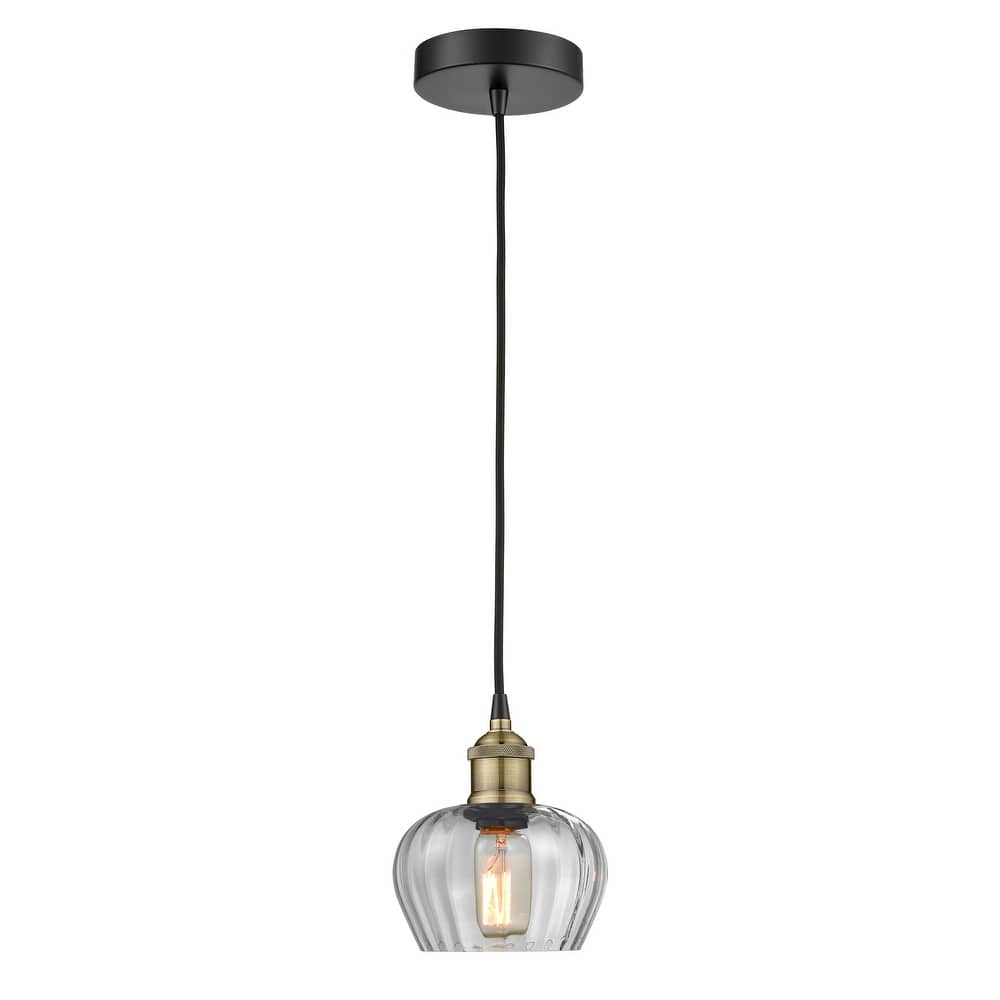Innovations Lighting Fenton - 1 Light 7" Cord Hung Mini Pendant