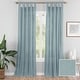 preview thumbnail 4 of 33, Vue Elements Priya Tab Top Window Curtain - 50x84 95 Inches - Blue