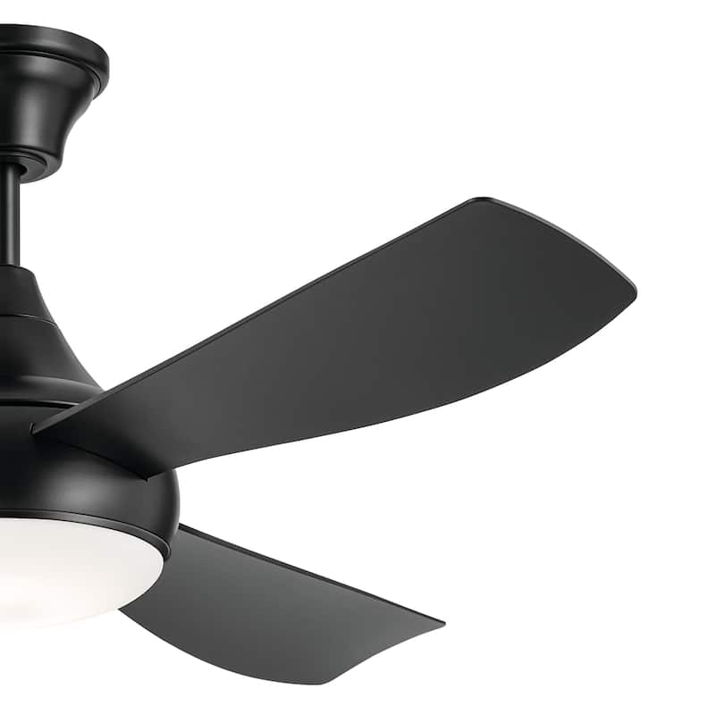 Kichler Lighting Ample 54 in. Integrated LED Indoor/Outdoor Dual Mount Ceiling Fan