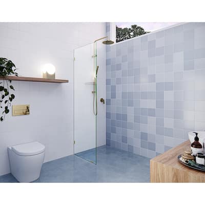 Glass Warehouse 78" x 22.5" Frameless Shower Door - Single Fixed Panel