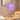 Glass Chrome and Purple Table Lamp Square Shape Dimmable Desk Lamp with No Bulbs Included for your bedroom living room