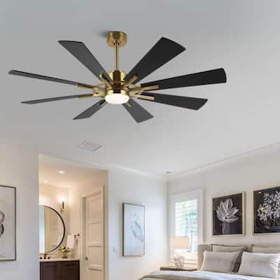 AeroBlade 72" 8-Blade 6-Speed Ceiling Fan with LED Light