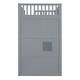 preview thumbnail 11 of 26, Twin Size Loft Bed with Wardrobe, Ladder, and Guard Rails, Grey
