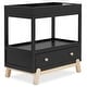 preview thumbnail 8 of 12, Dream On Me Hygge Changing Table Matte Black Vintage