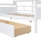 preview thumbnail 23 of 36, Twin Daybed with Drawers & Shelves - Stylish and Functional