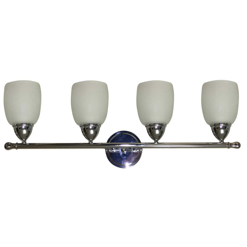 4 Light Vanity Lighting in Chrome Finish - Chrome Finish