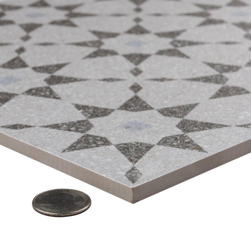 Merola Tile Farnese Aventino Humo 11-1/2" x 11-1/2" Porcelain Floor and Wall Tile