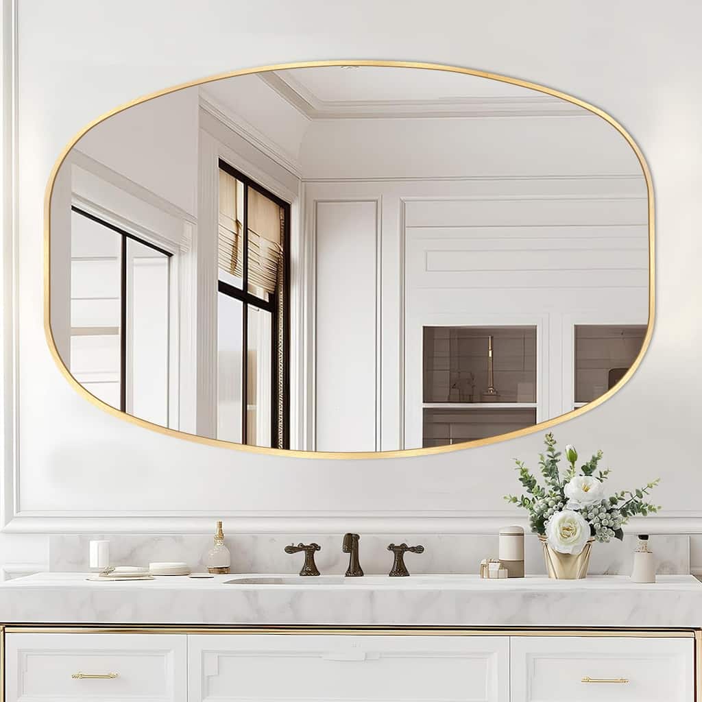 Oval Wall Mirror Bathroom Mirror for Over Sink