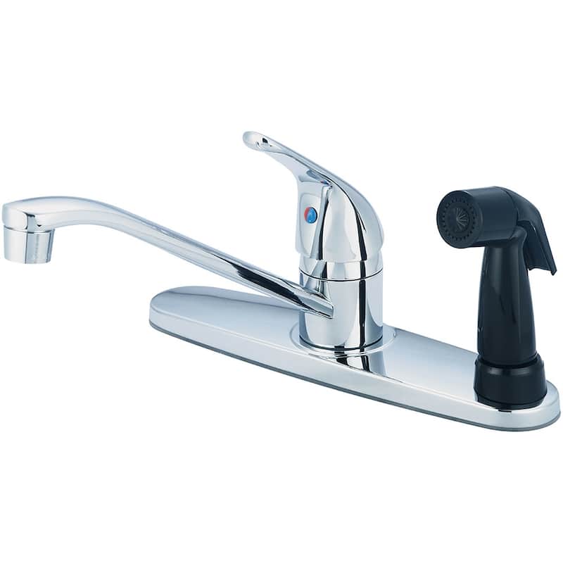 Olympia Faucets Elite 1.5 GPM Widespread Kitchen Faucet with 7-15/16" - Polished Chrome