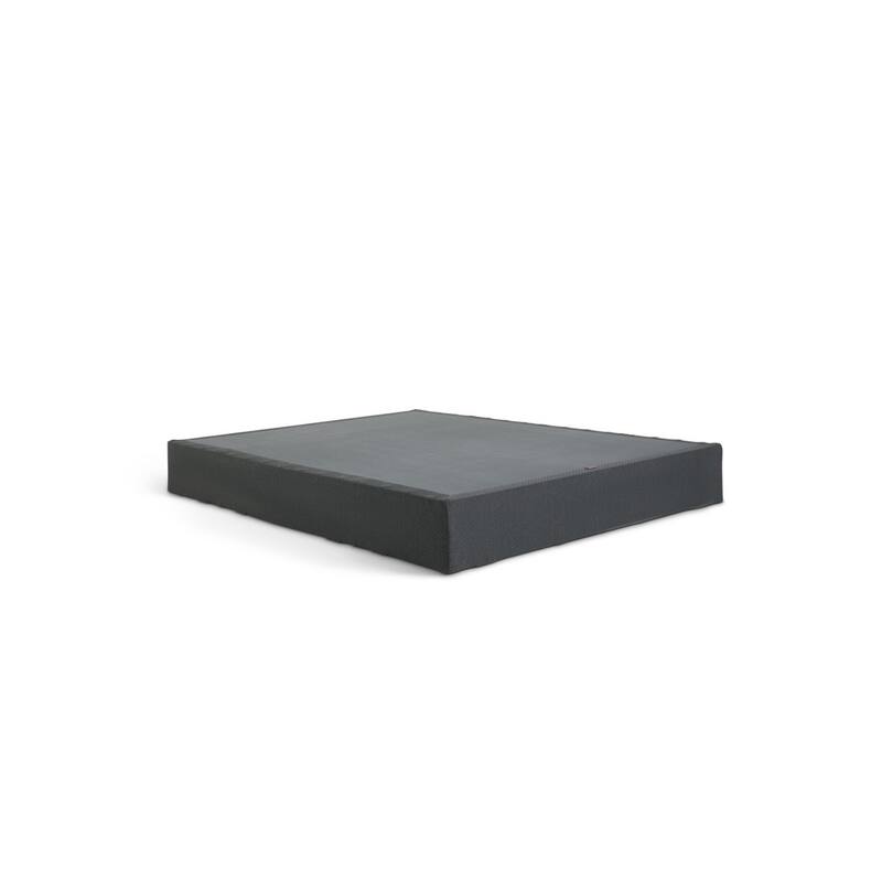 Purple - Agnes Flat Modern Metal Bed Foundation with Heavy-Duty Steel Support