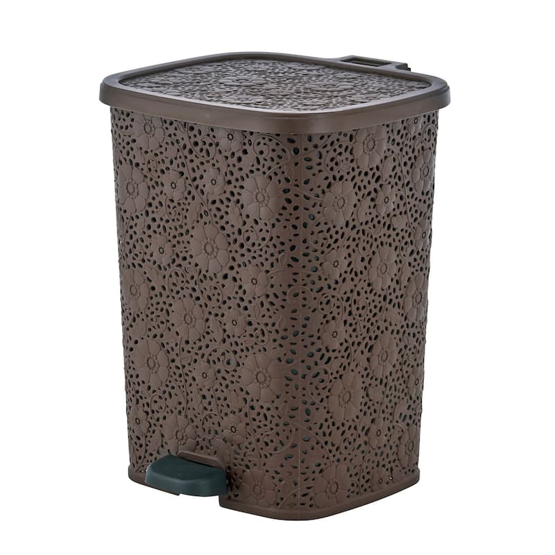 12 qt Lace Step Trash Can