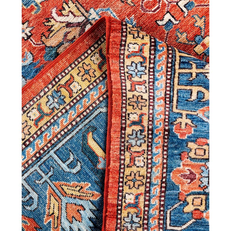 Serapi One-of-a-Kind Hand-Knotted Area Rug - Red - 8' 9" x 11' 11"