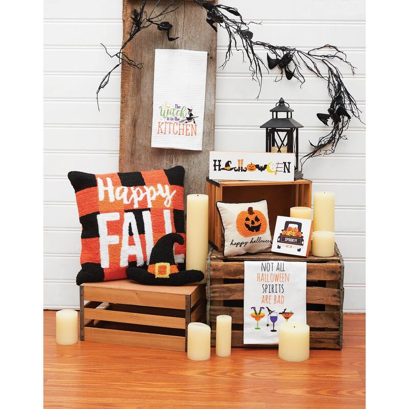 Halloween Sprits Flour Sack Kitchen Towel