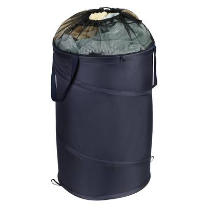 Mesh Pop Up Laundry Hamper - 16.0"L x 16.0"W x 25.0"H