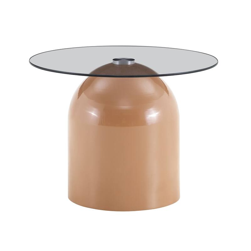 Nesting Coffee Table Set of 3,Glass Desktop for Living Room,Space Saving Circle Center Table for Saving Space,for Living Room