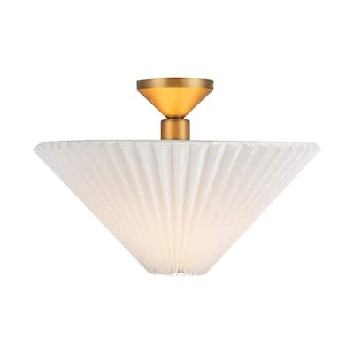 Alora Lighting SF497016 Bridgette 16" Wide Semi-Flush Ceiling Fixture