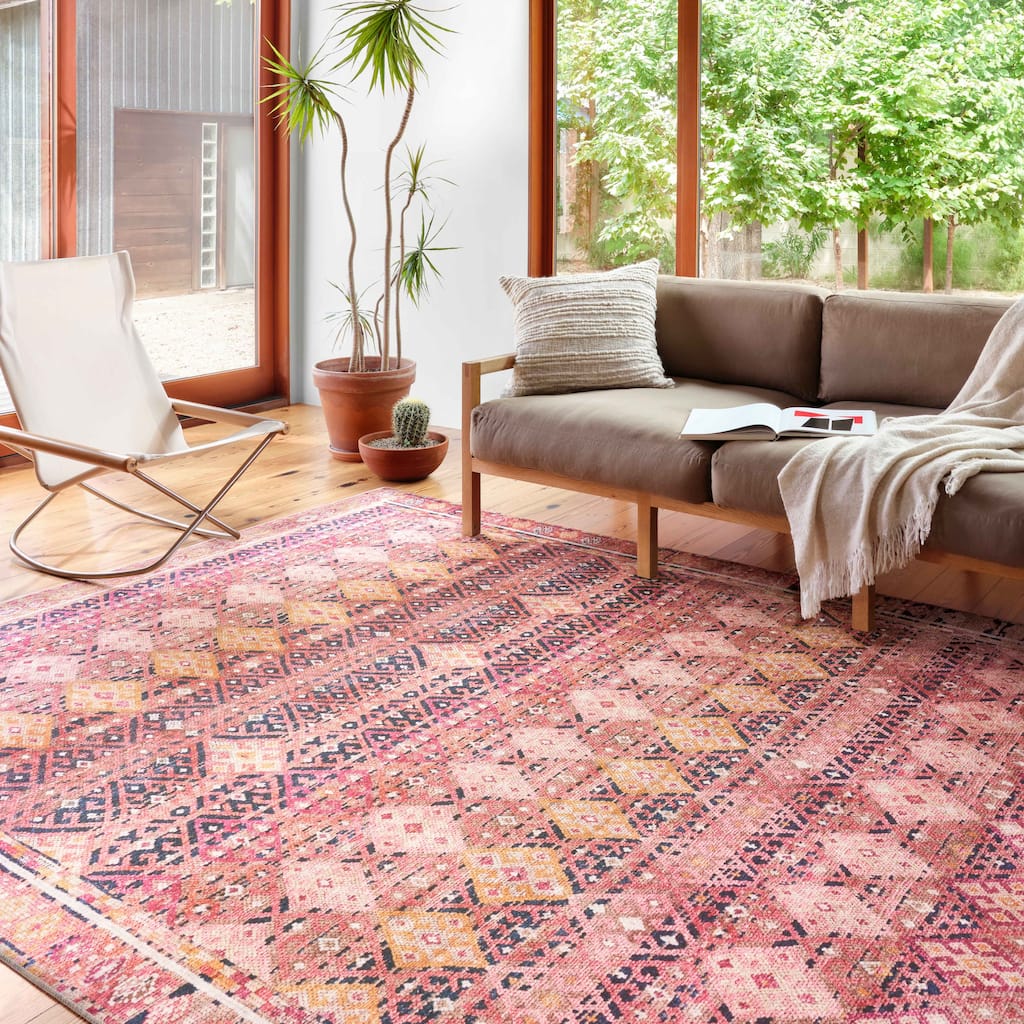 Alexander Home Isabelle Vintage Boho Moroccan Area Rug