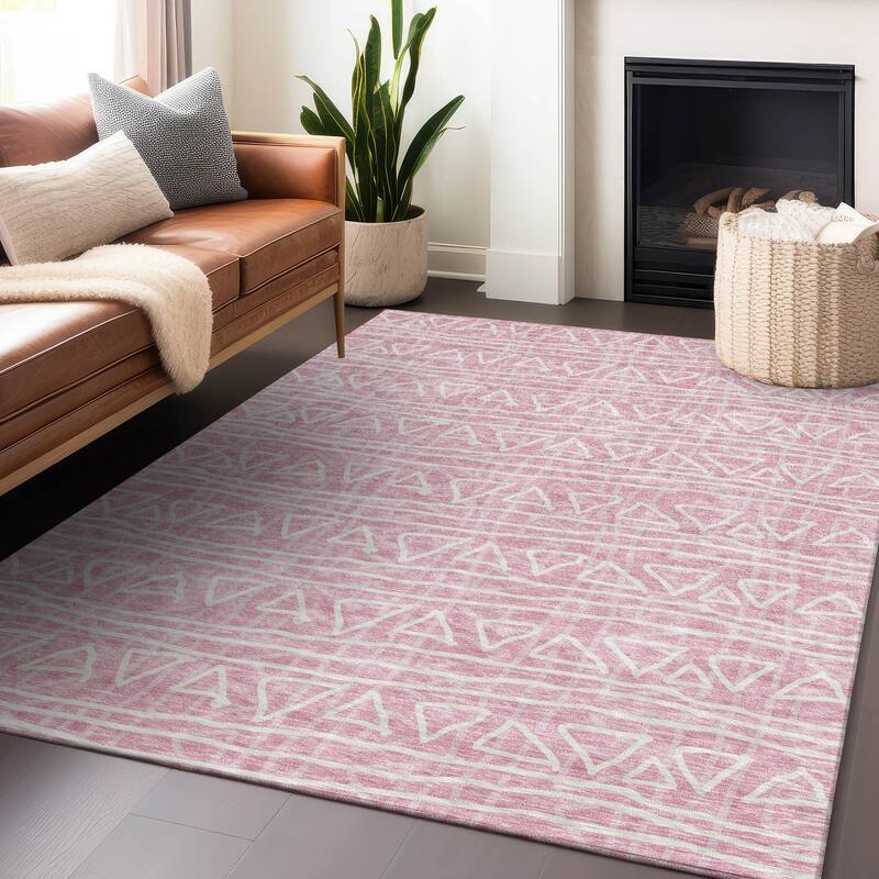 Premium Washable Super Soft Geo Mayfield Rug