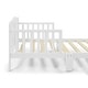 preview thumbnail 2 of 27, Wooden Toddler Bed, 53 x 29.5 x 24.50 Inch Crib, Stylish Style for Kids Bedrooms