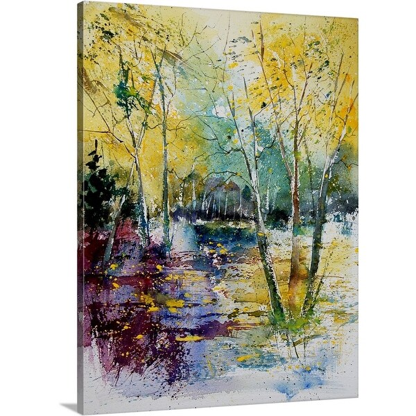 "Watercolor 280808" Canvas Wall Art