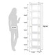 preview thumbnail 9 of 16, 78.7 Inch Extra Tall Narrow Bookshelf, 7 Tier Corner Bookcase
