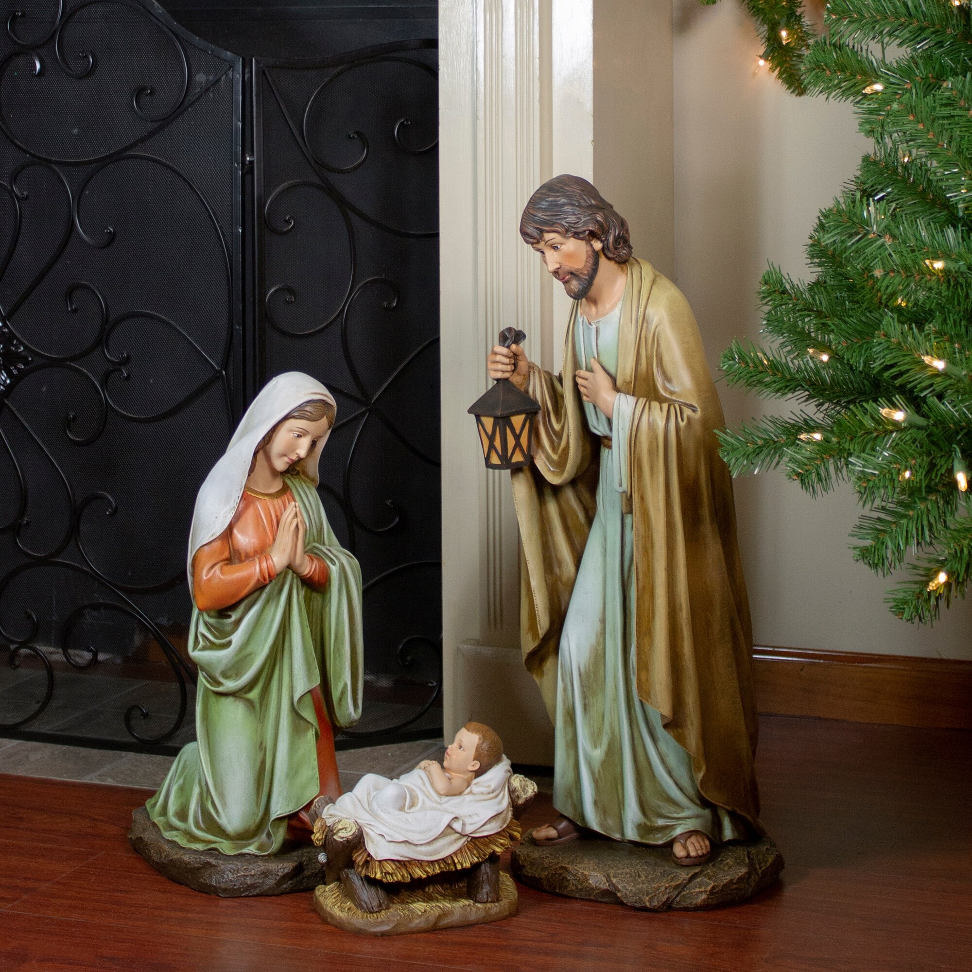 Shop 27 Holy Family Set Religious Indoor Christmas Figures On Sale Overstock 29485920