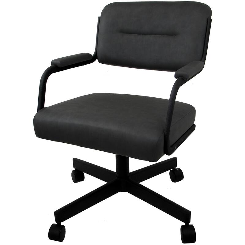 Swivel Kitchen Dining Caster Chair with Wheels - M-110 - N/A