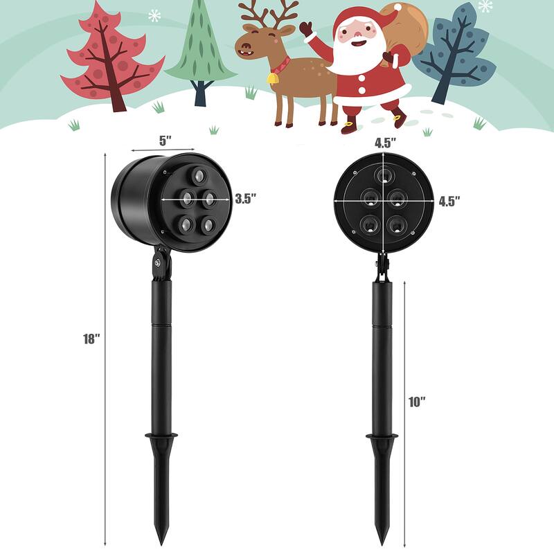 Costway Christmas Projector Light LED Projection Lamp with Lawn Stake - See Details