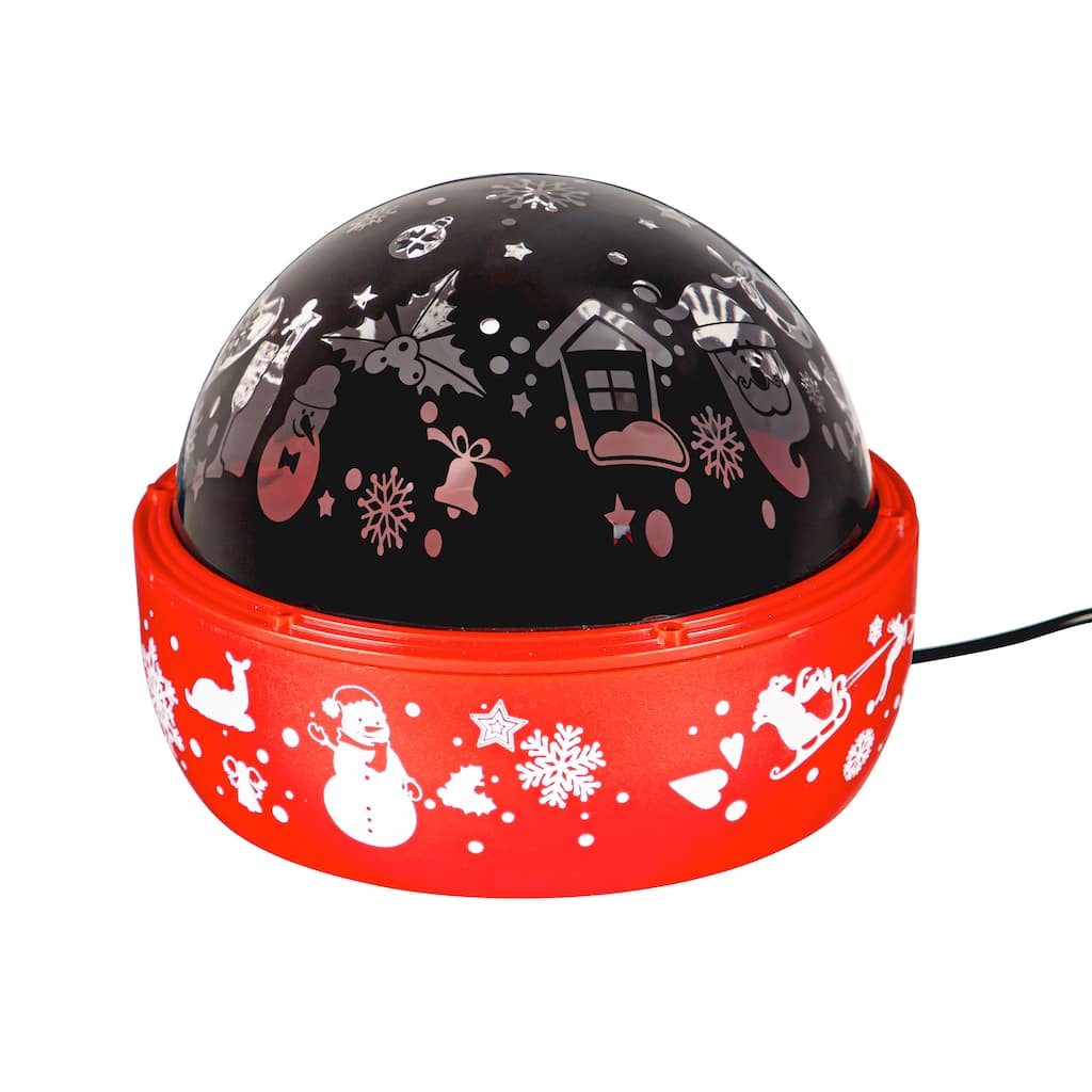 LED Color Changing Tabletop Decor with Projection