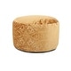 preview thumbnail 1 of 3, Allan Andrews Round Foot Pouf Pasini Gold Pasini Gold